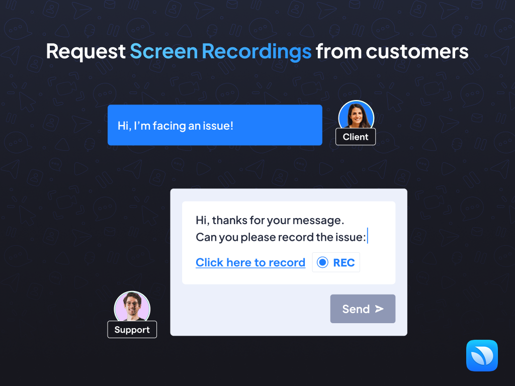 Birdie Screen Recording primary marketing image — Video app on the Zendesk Marketplace
